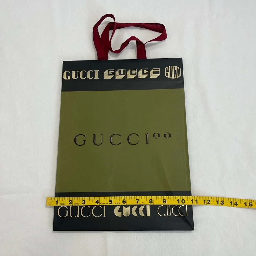 GUCCI 100 year Anniversary Gift Bag from Gucci Las Vegas - Picture 7 of 8